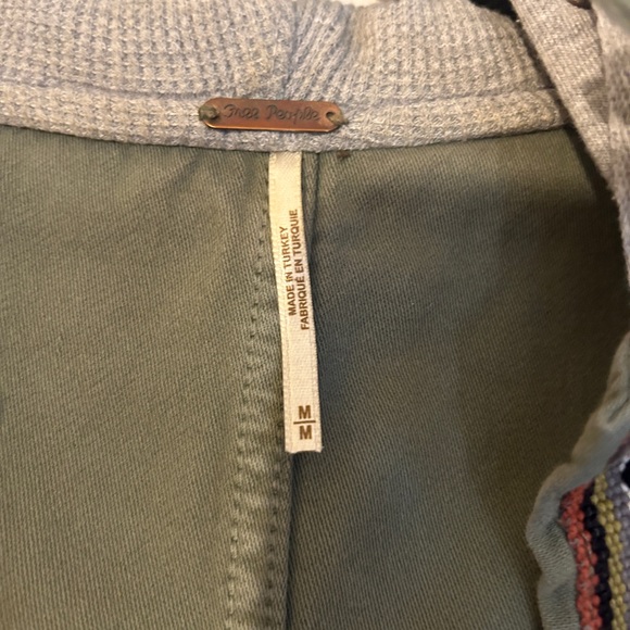 EUC Free People Basin Plaid Hooded Button Down - Picture 9 of 11